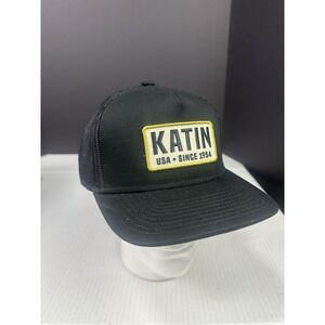 Katin Hat Quality‎ Trucker SnapBack Black Adjustable Surf Skate Retro
